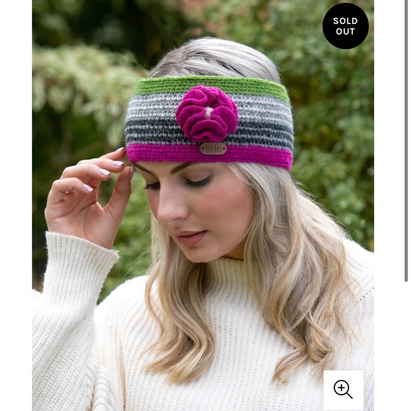 Erin Knitwear Crochet Headband - Picture 9 of 10